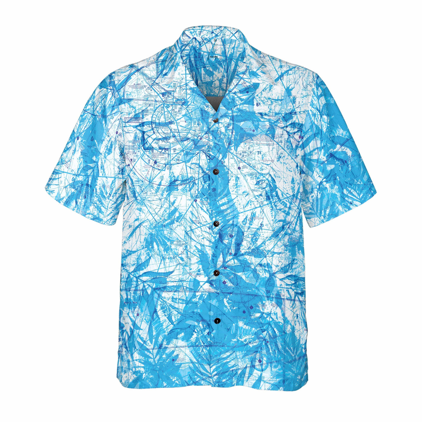 AOP Coconut Button Shirt The Vegas to Havasu Broken Cloud Layer Coconut Button Camp Shirt