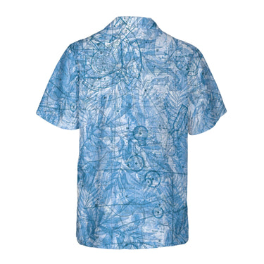AOP Coconut Button Shirt The Vegas to Havasu Tropical Blue VFR Coconut Button Camp Shirt