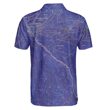 AOP Polo Shirt The West Texas Night Blues Polo Shirt