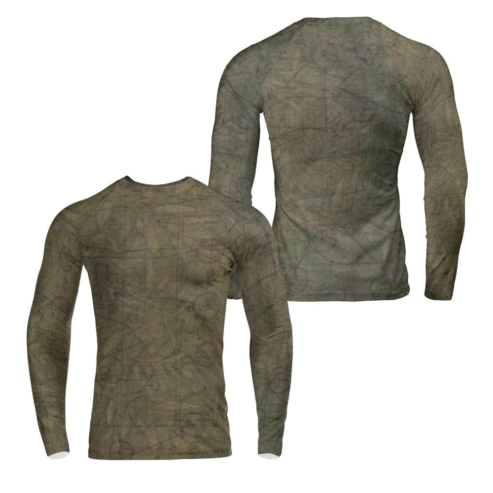 Long Sleeve Rash Guard The Wichita Sectional Long-Sleeve Compression Base Layer Shirt